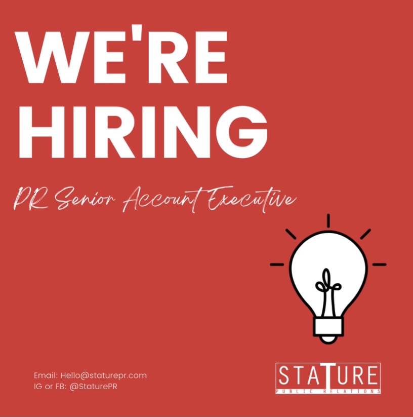 WE'RE HIRING A SENIOR ACCOUNT EXECUTIVE!