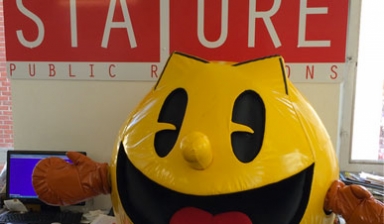 PAC-MAN pops into the Stature PR office